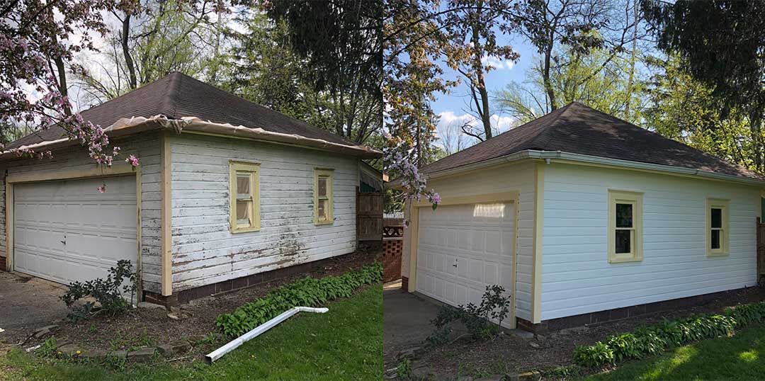 Garage - Before and After