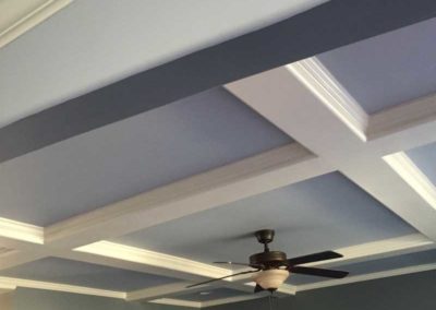 Light Grey Ceiling With White Trim