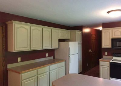 Oak Kitchen Cabinets - After Paint
