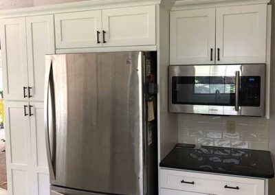 White Modern Kitchen Cabinet Repaint