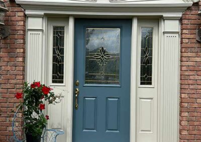 Exterior Door with Trim